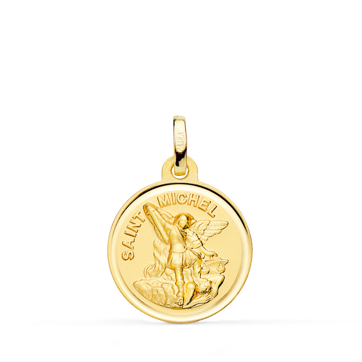 18K Saint Michael Medal 18MM