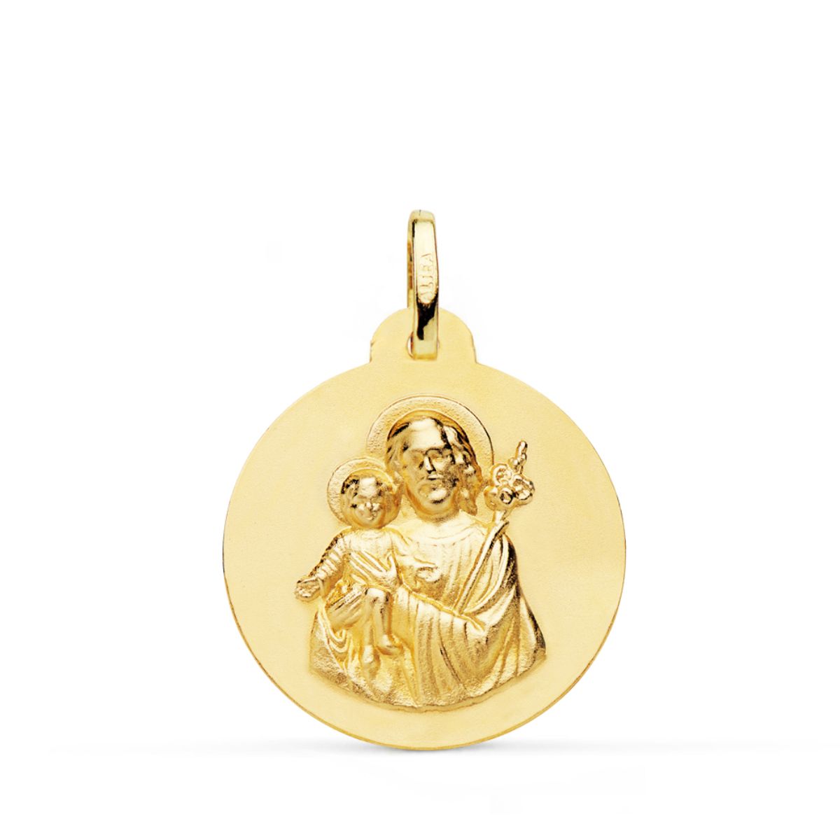 18K Médaille Saint Joseph 22MM