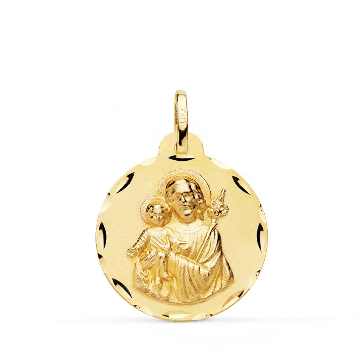 18K Saint Joseph Medal 22MM