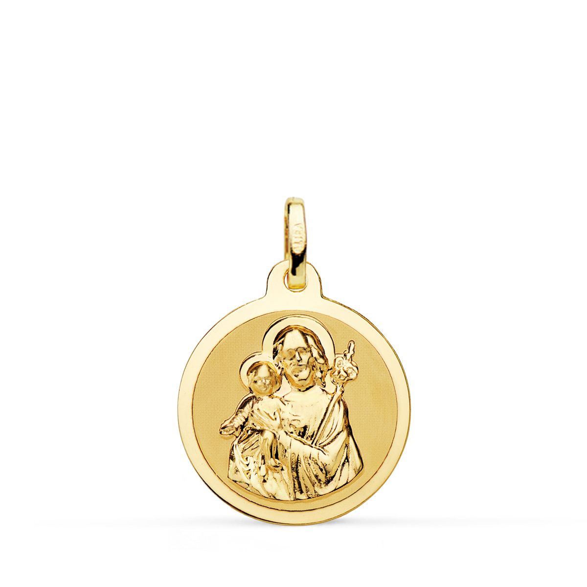 18K Saint Joseph Medal 18MM