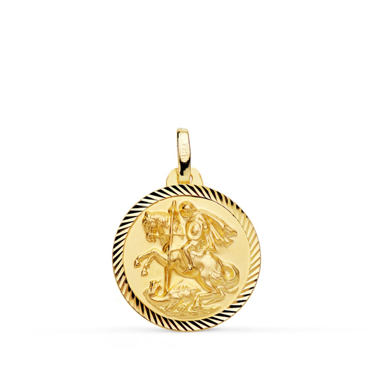 18K Saint-Georgs-Medaille 18 mm