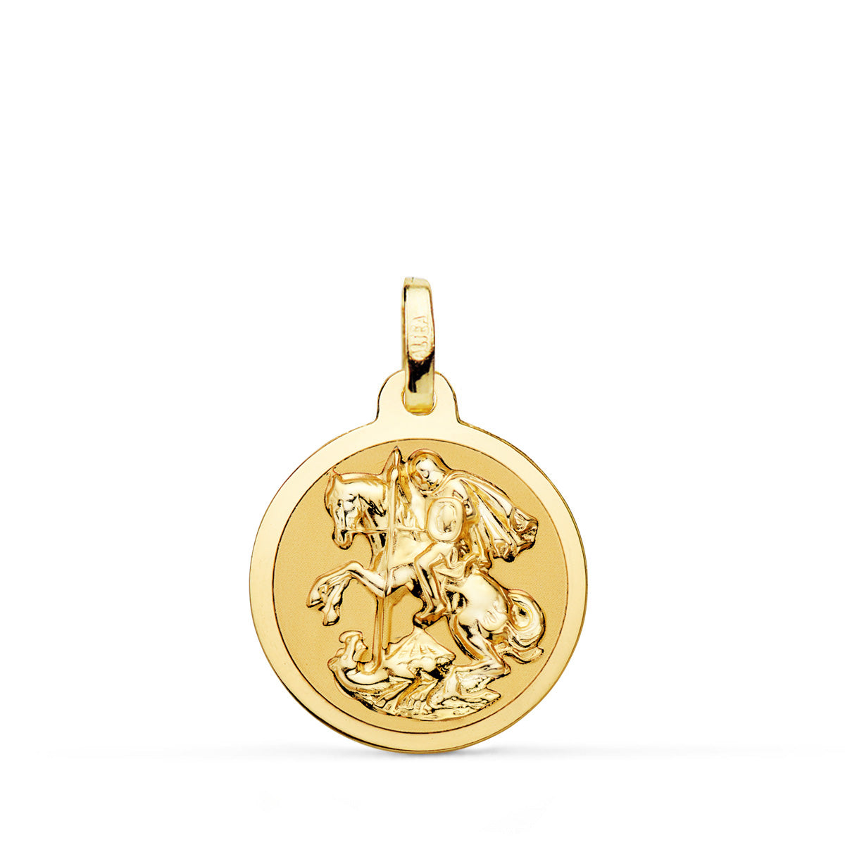 18K Saint-Georgs-Medaille 18 mm