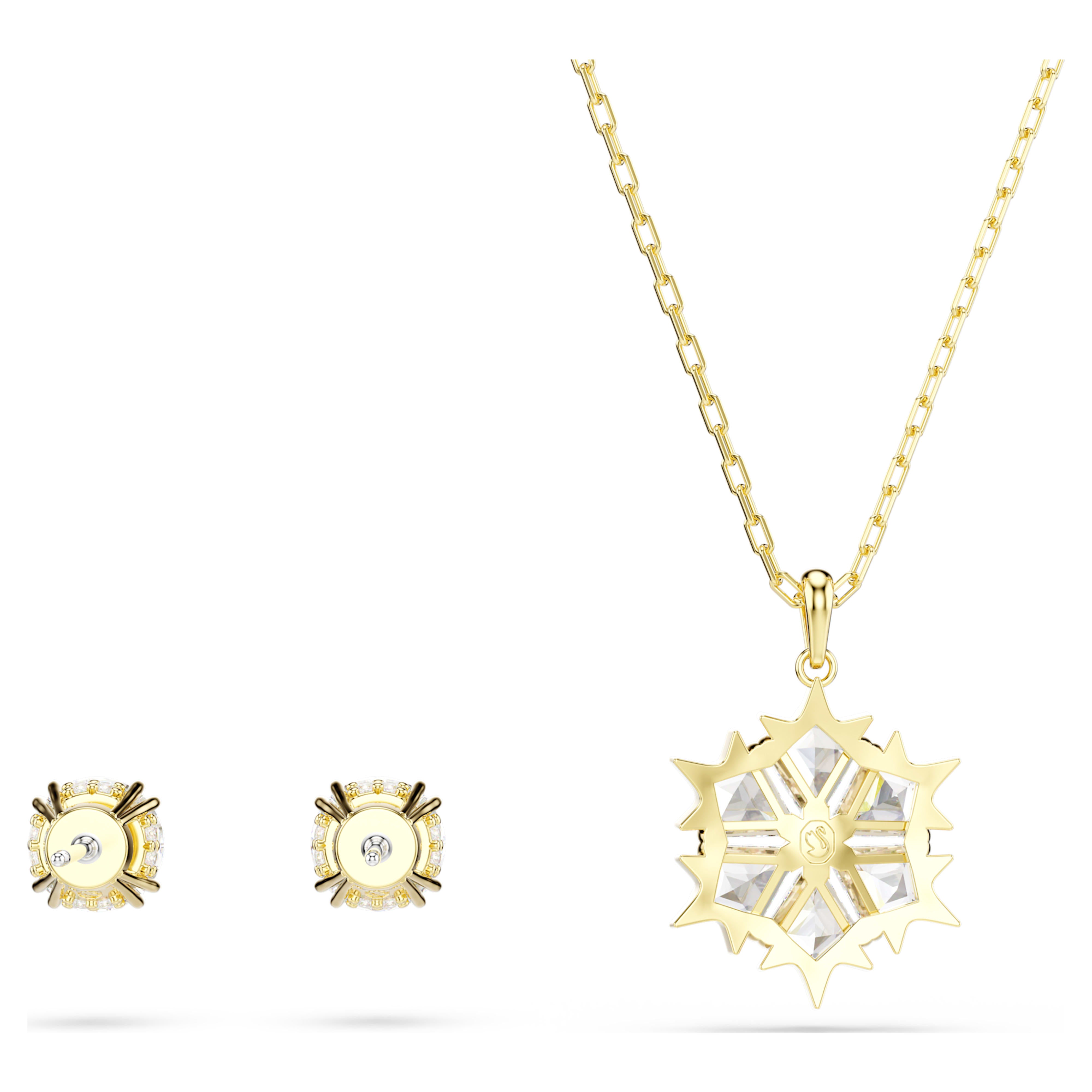 Parure Swarovski - Magic - Blanc & Doré vue 4