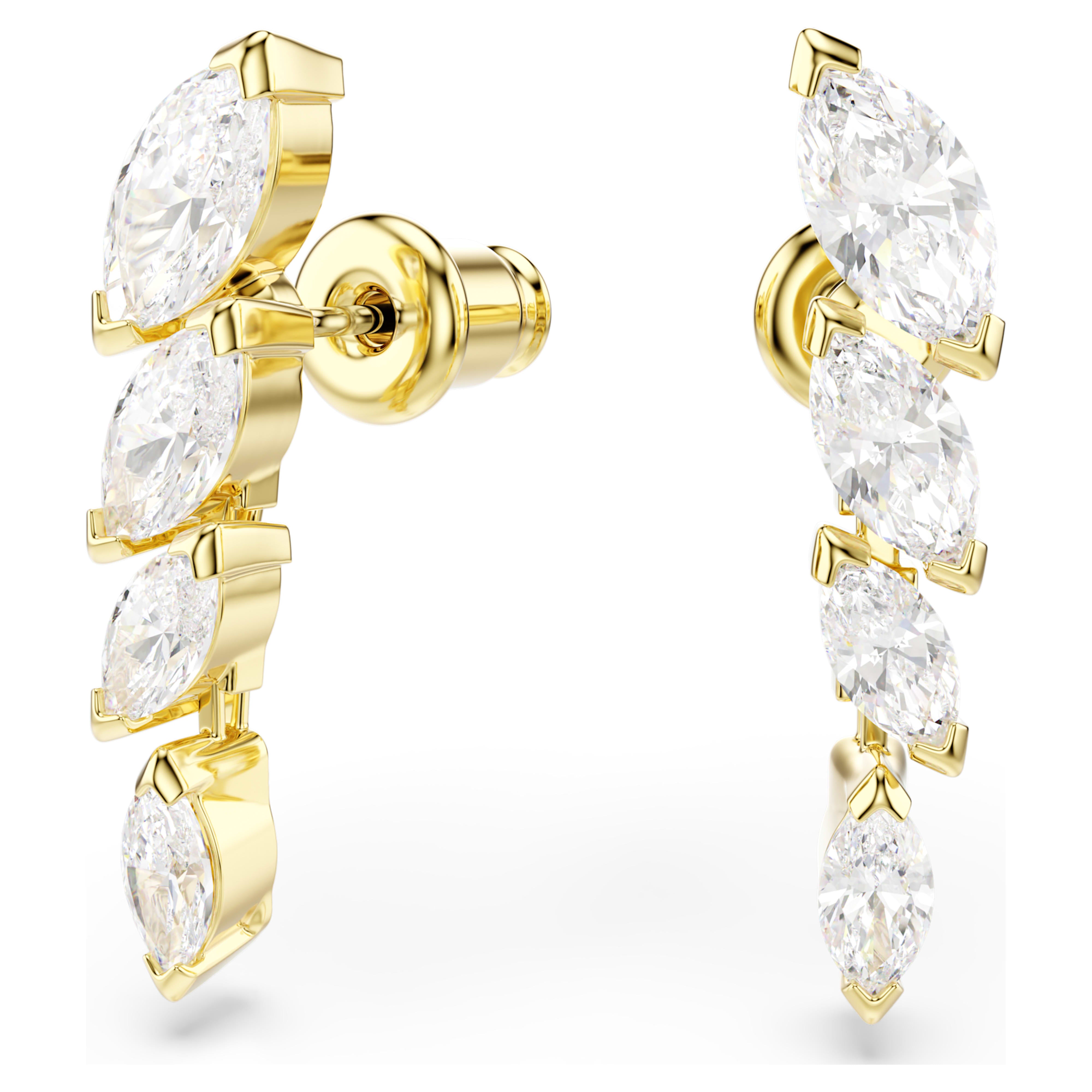 Parure Swarovski - Mesmera Glam - Blanc & Doré vue 4