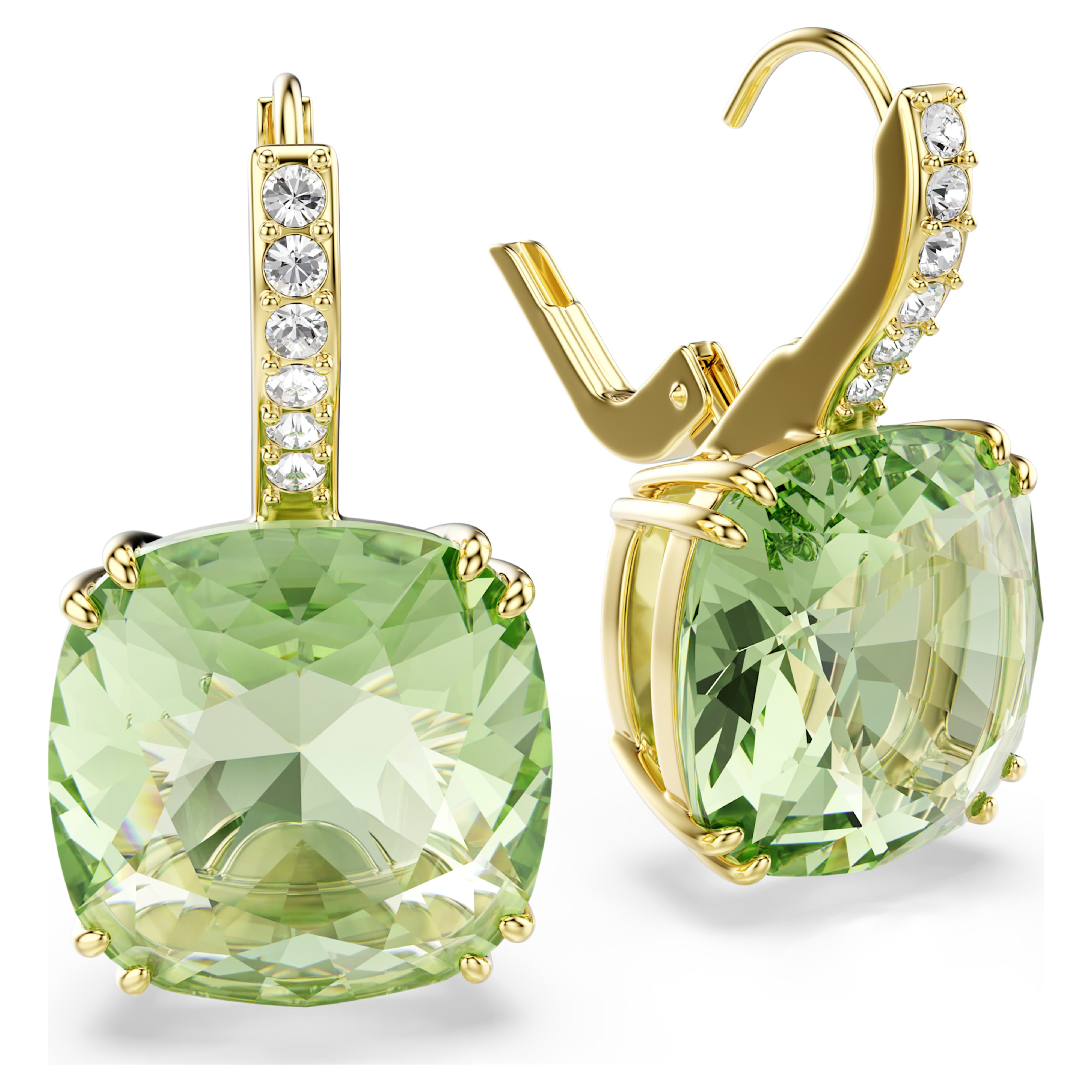 Swarovski Earrings - Millenia - Dangling - Ignite & Gold view 3