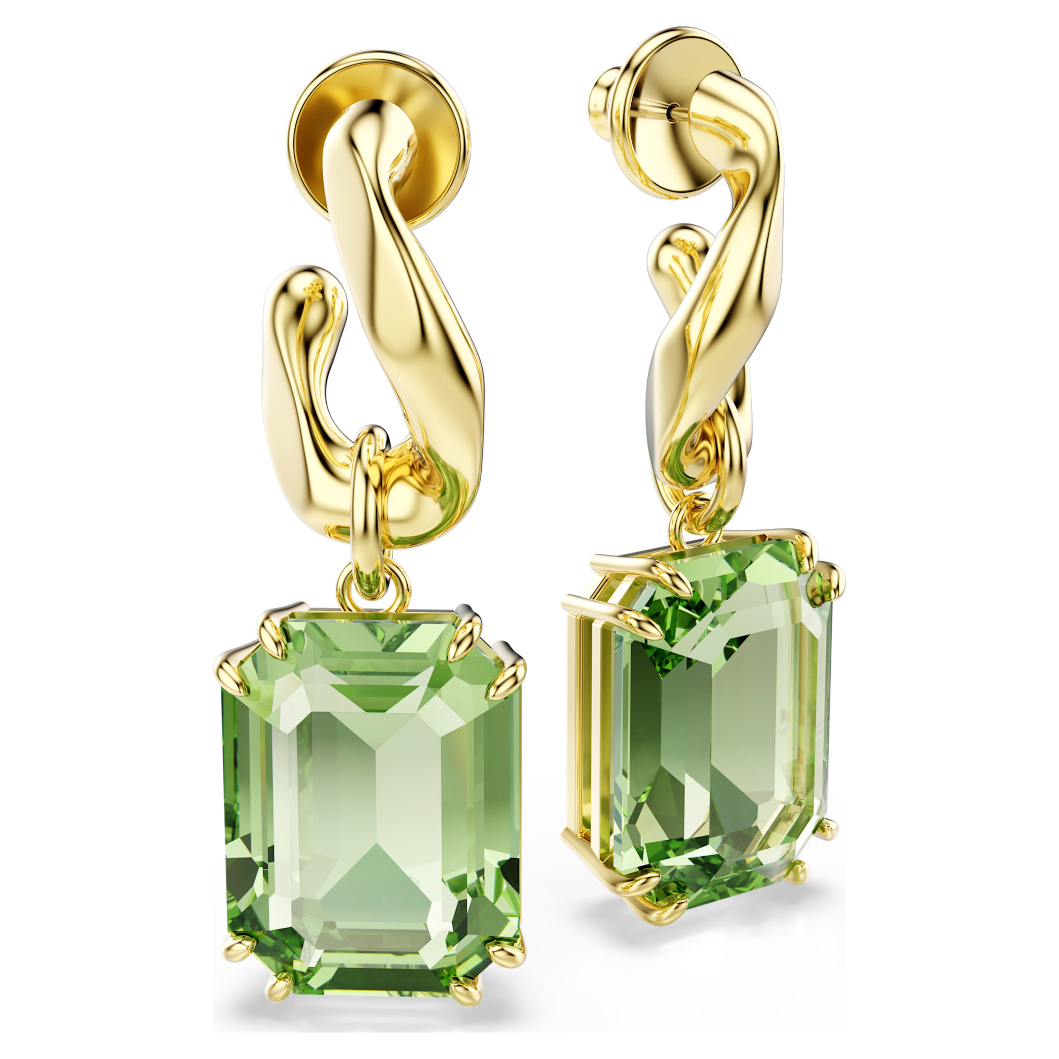 Boucles d'oreilles Swarovski - Millenia - Ignite & Doré vue 3