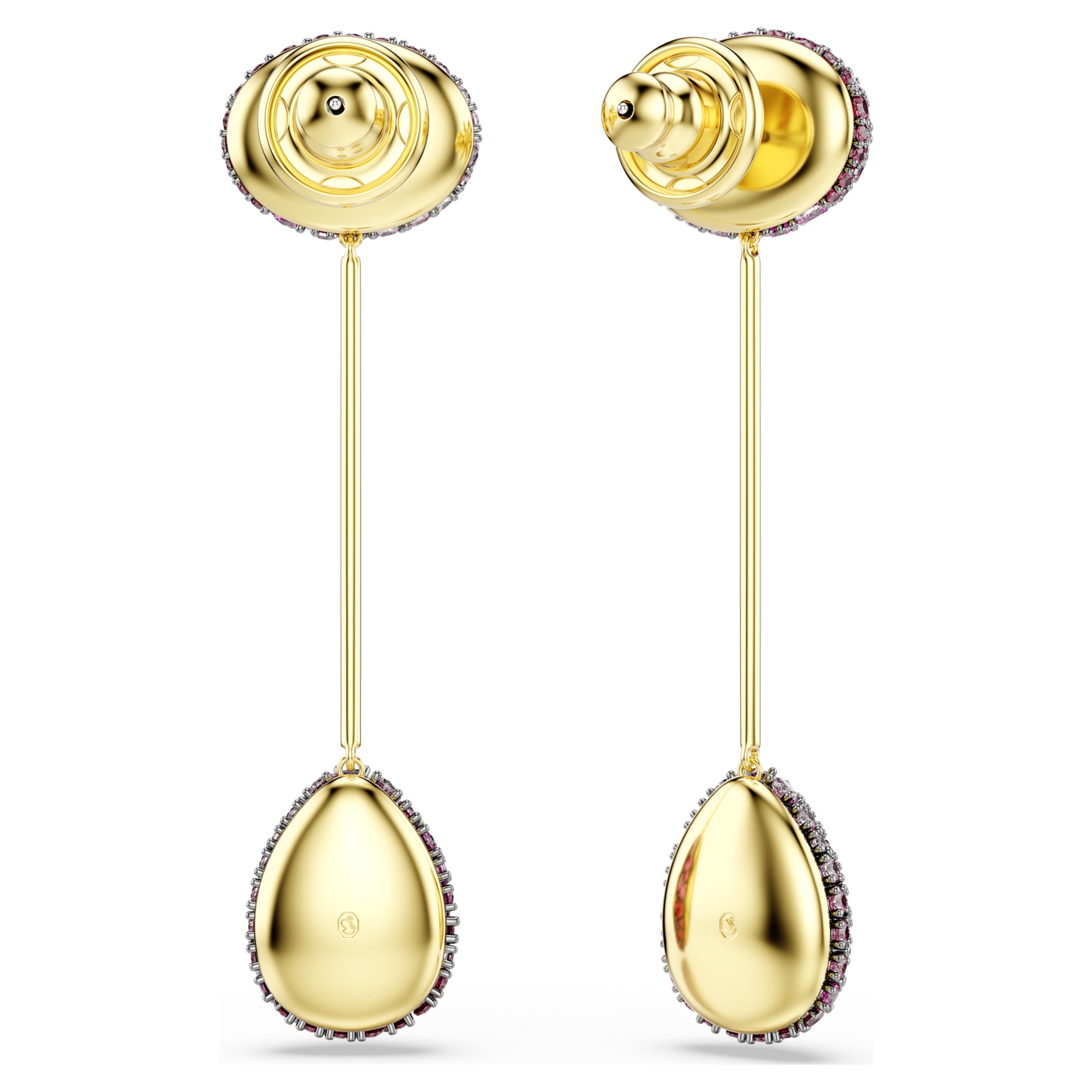 Swarovski Ohrringe – Sublima Glam – Lang – Mehrfarbig und Gold, Ansicht 4