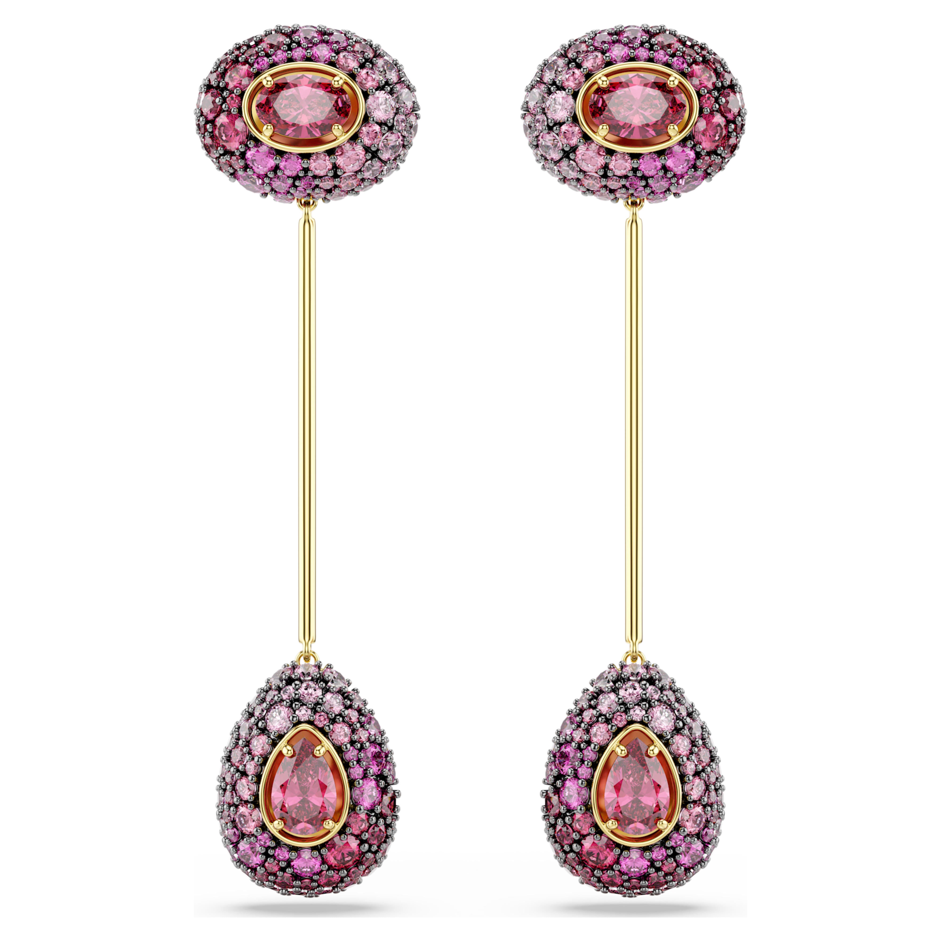 Swarovski Ohrringe – Sublima Glam – Lang – Mehrfarbig und Gold