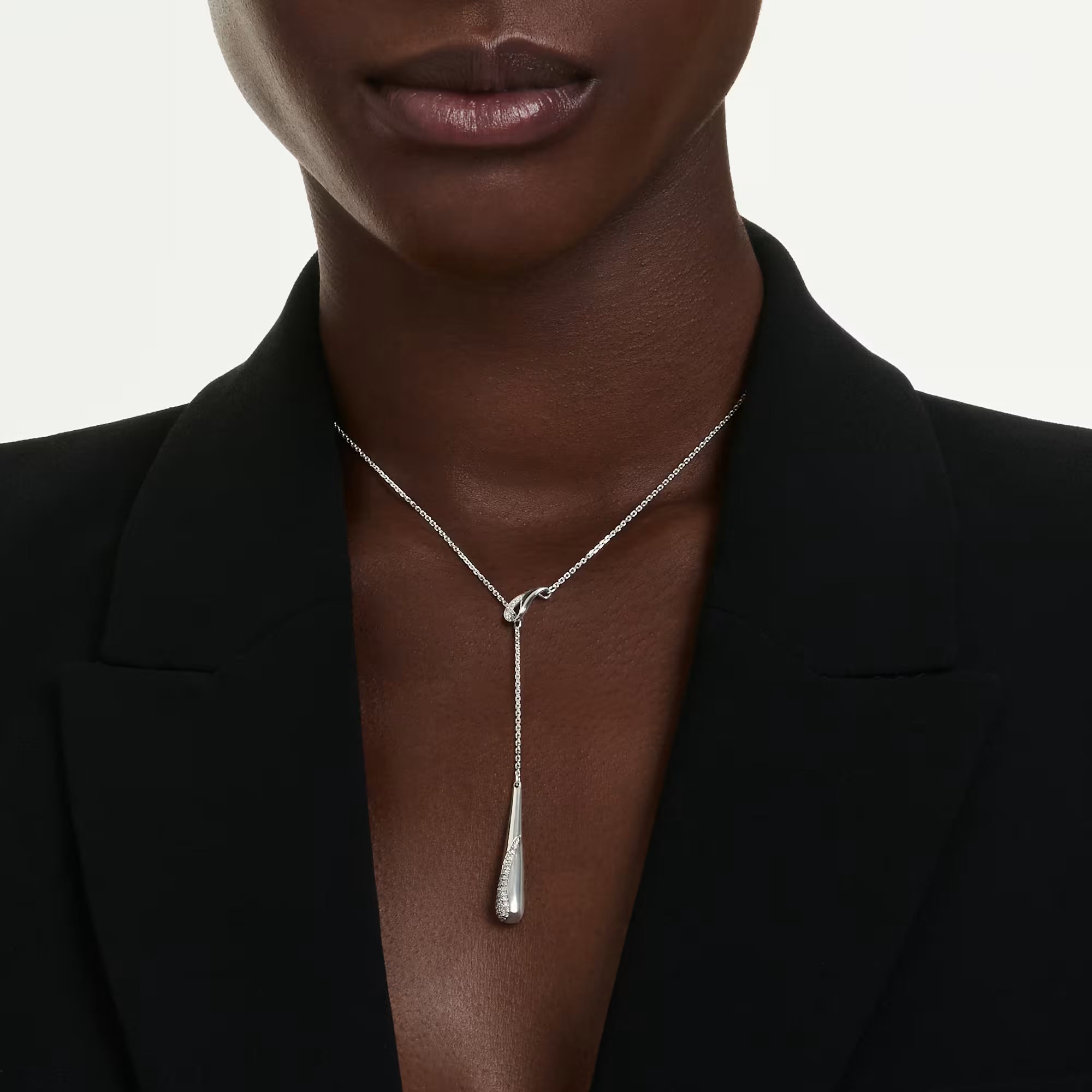Pendentif Swarovski - Classica - En Y - Argent sterling