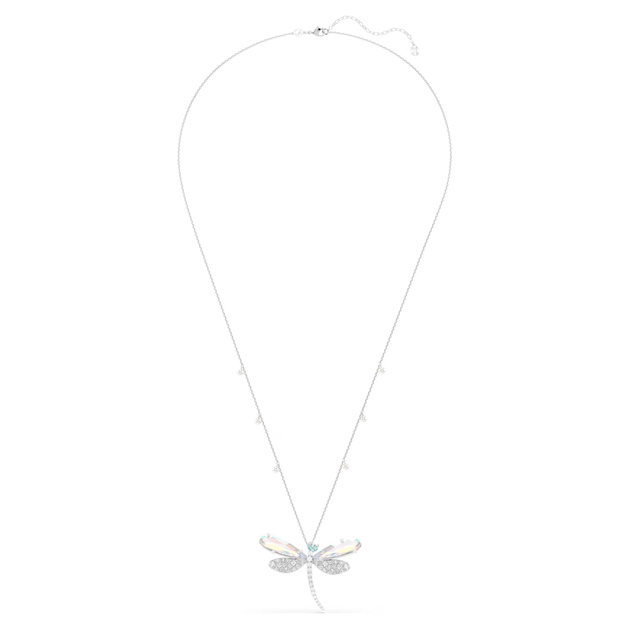 Swarovski medál és bross - Ariana Grande x Swarovski - Szitakötő - Állítható hosszúság - Ezüst