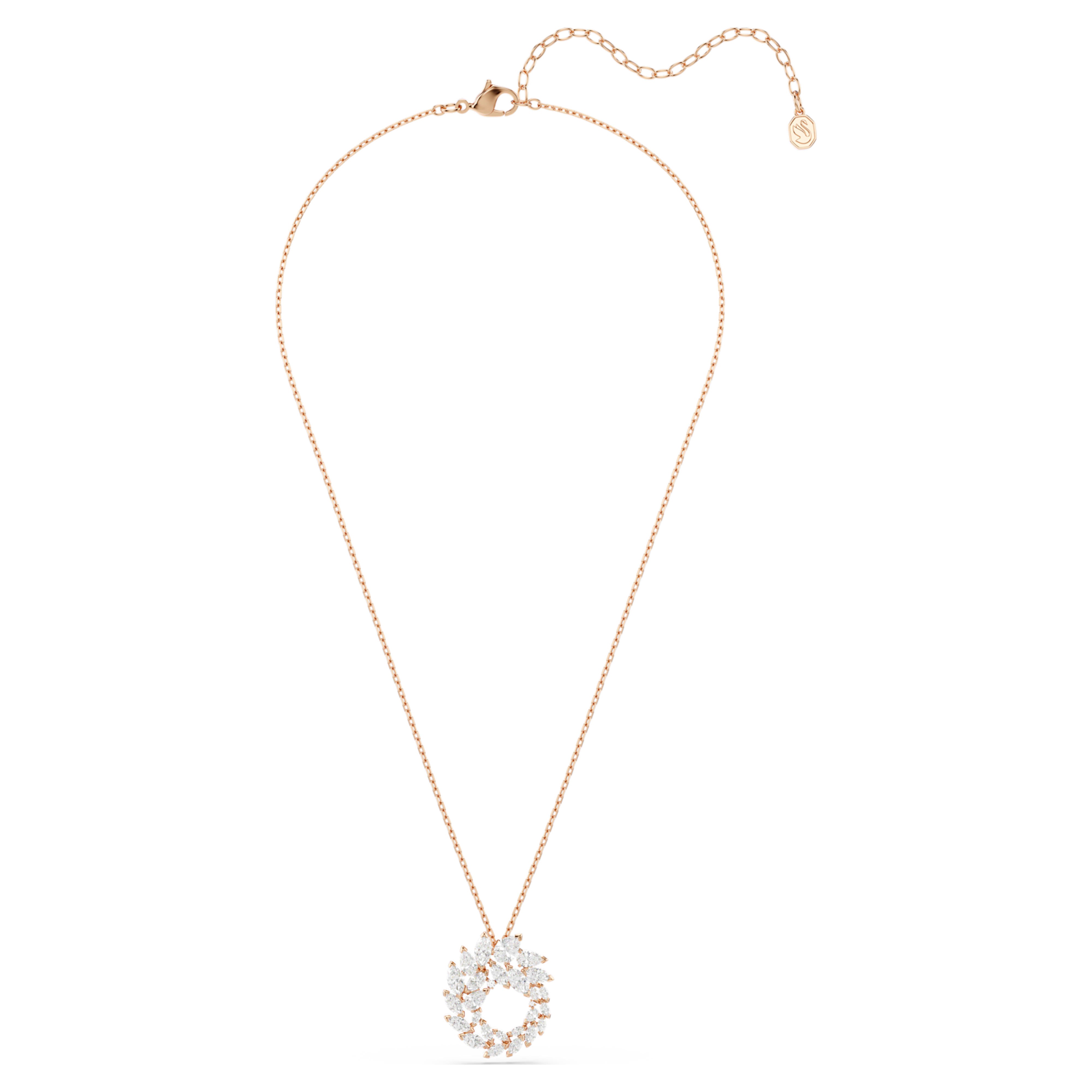 Pendentif Swarovski - Mesmera Glam - Circulaire - Blanc & Doré Rosé vue 5