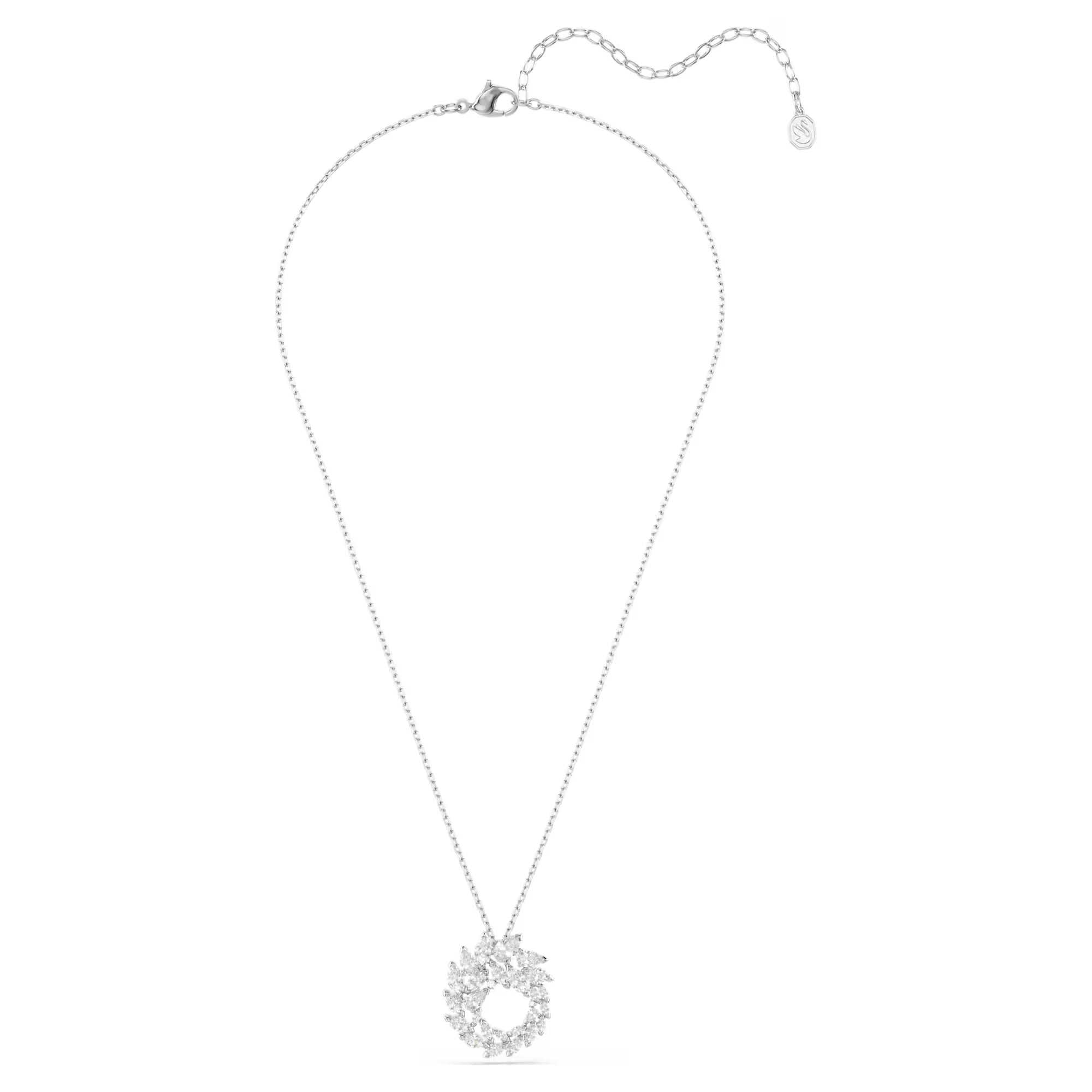 Swarovski anheng - Mesmera Glam - Sirkulær - Hvit og sølv