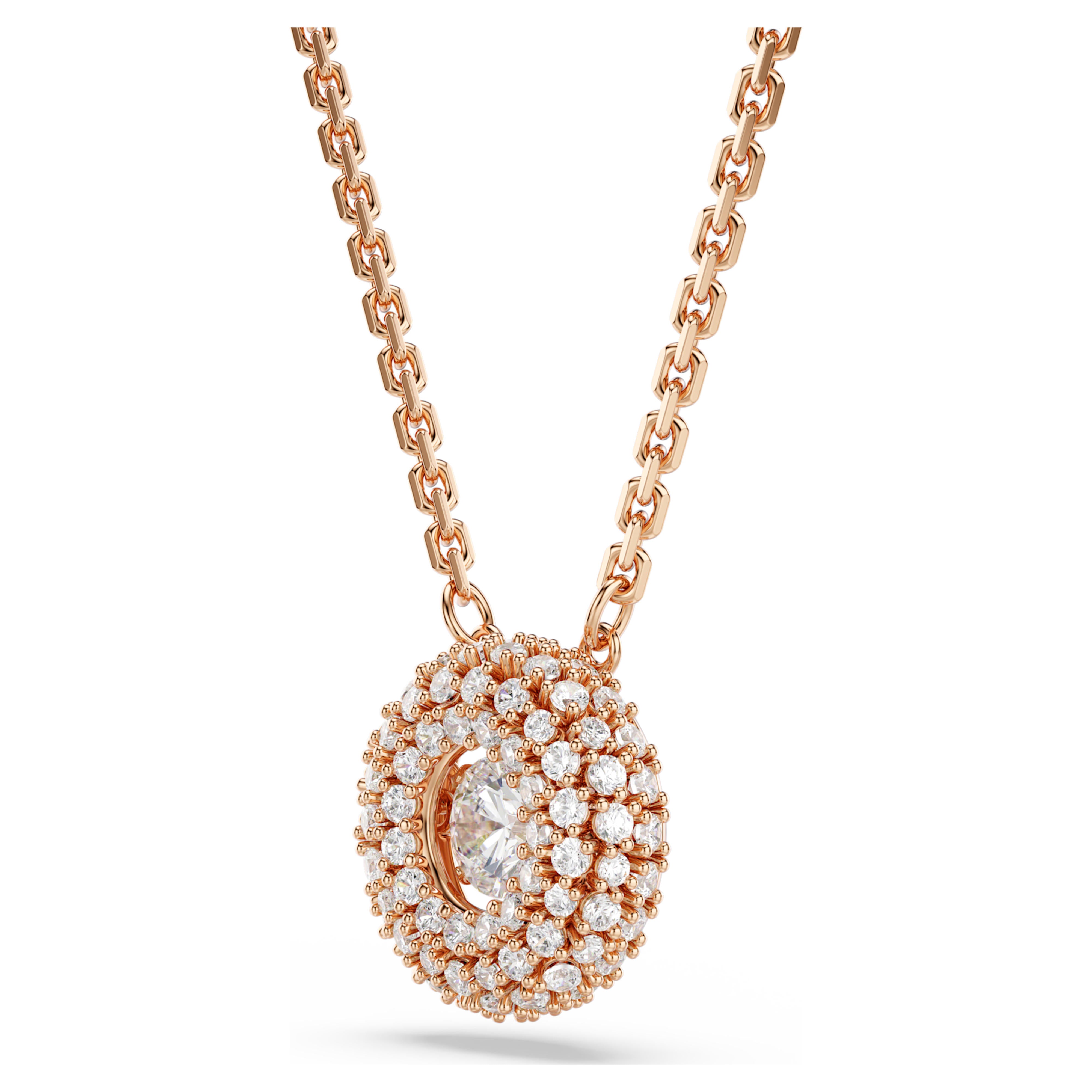 Pendentif Swarovski - Sublima Glam - Blanc & Doré Rosé vue 4