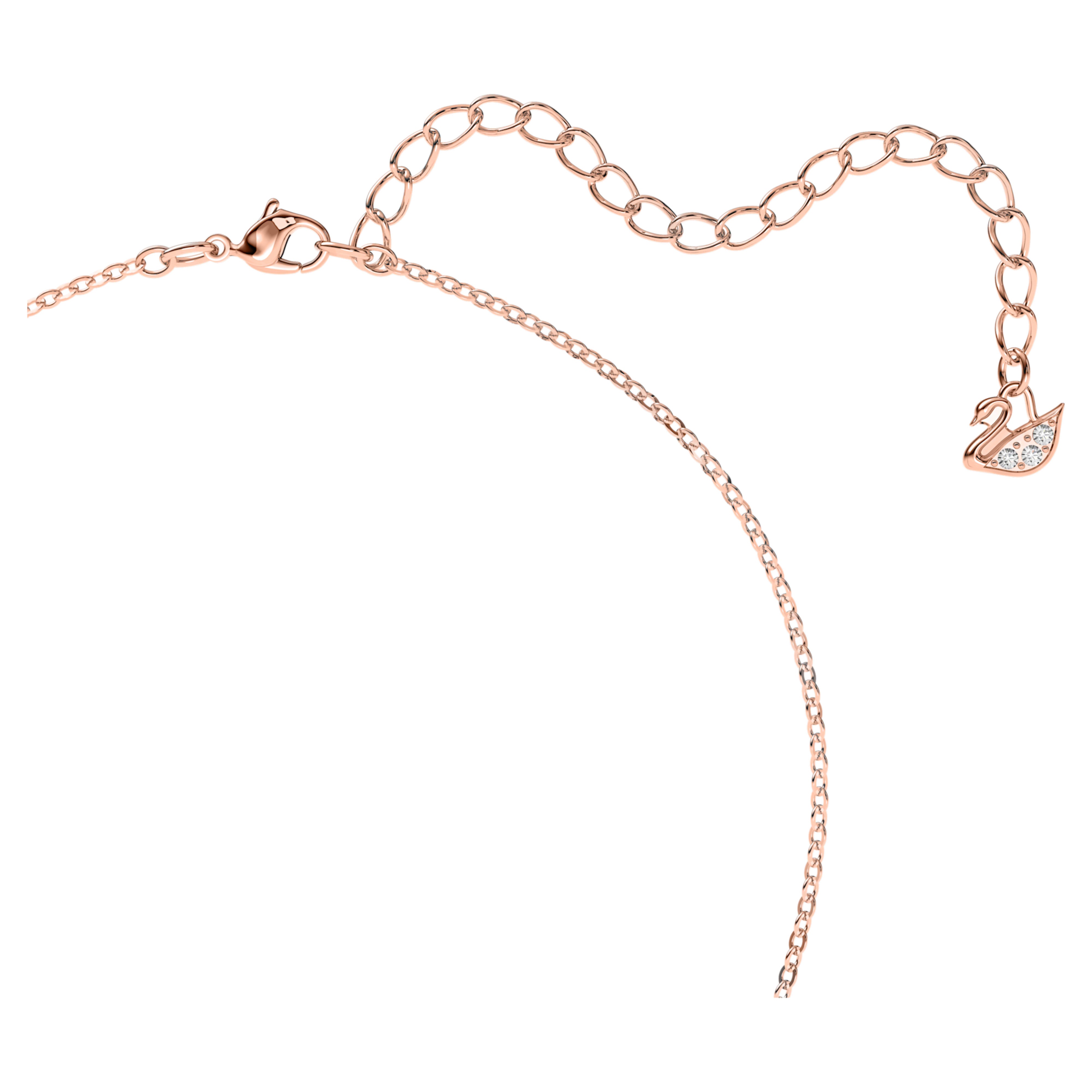 Swarovski-Anhänger – Schwan – Schwarz und Rosé, Ansicht 4