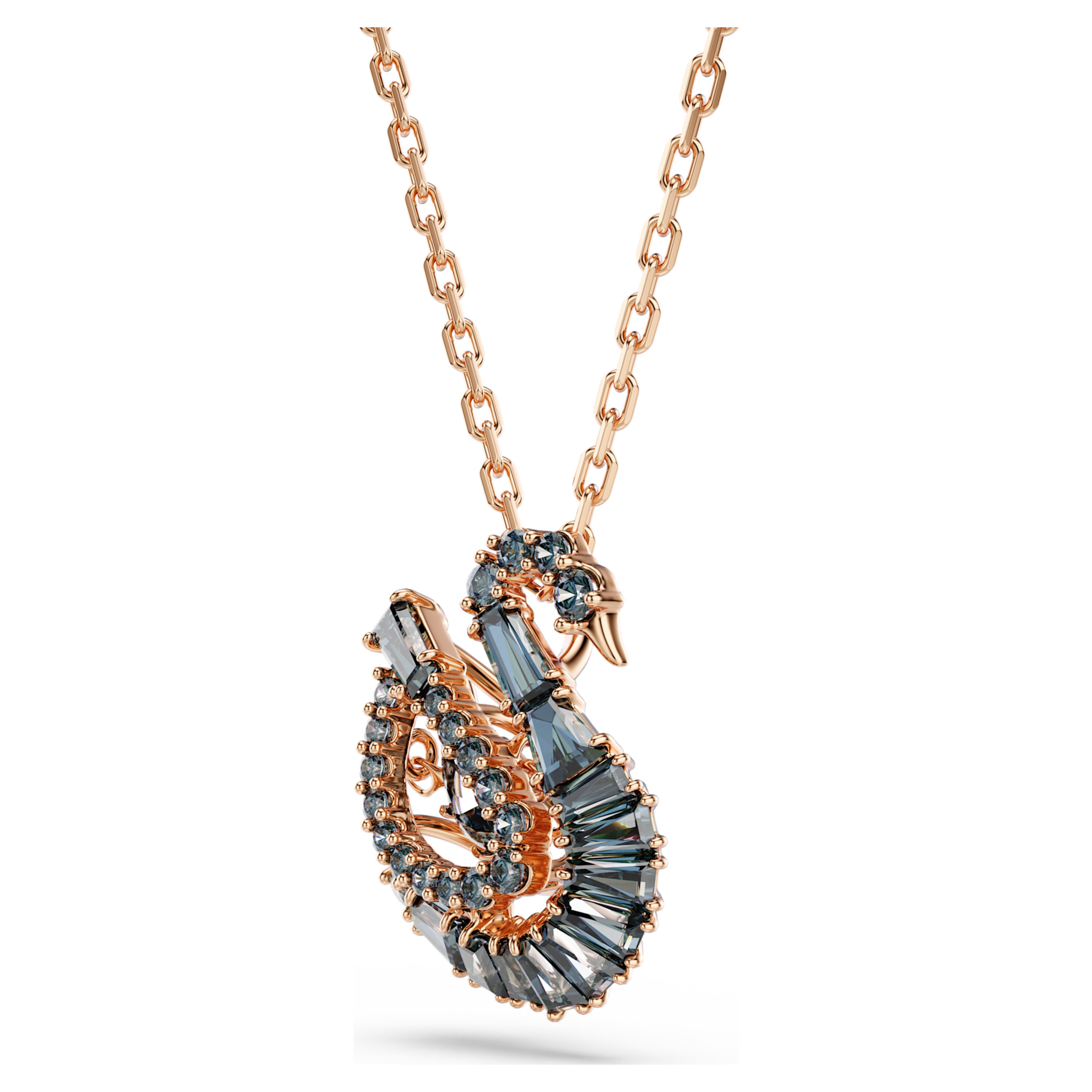 Pendentif Swarovski - Swan Dancing - Gris & Doré Rosé vue 4
