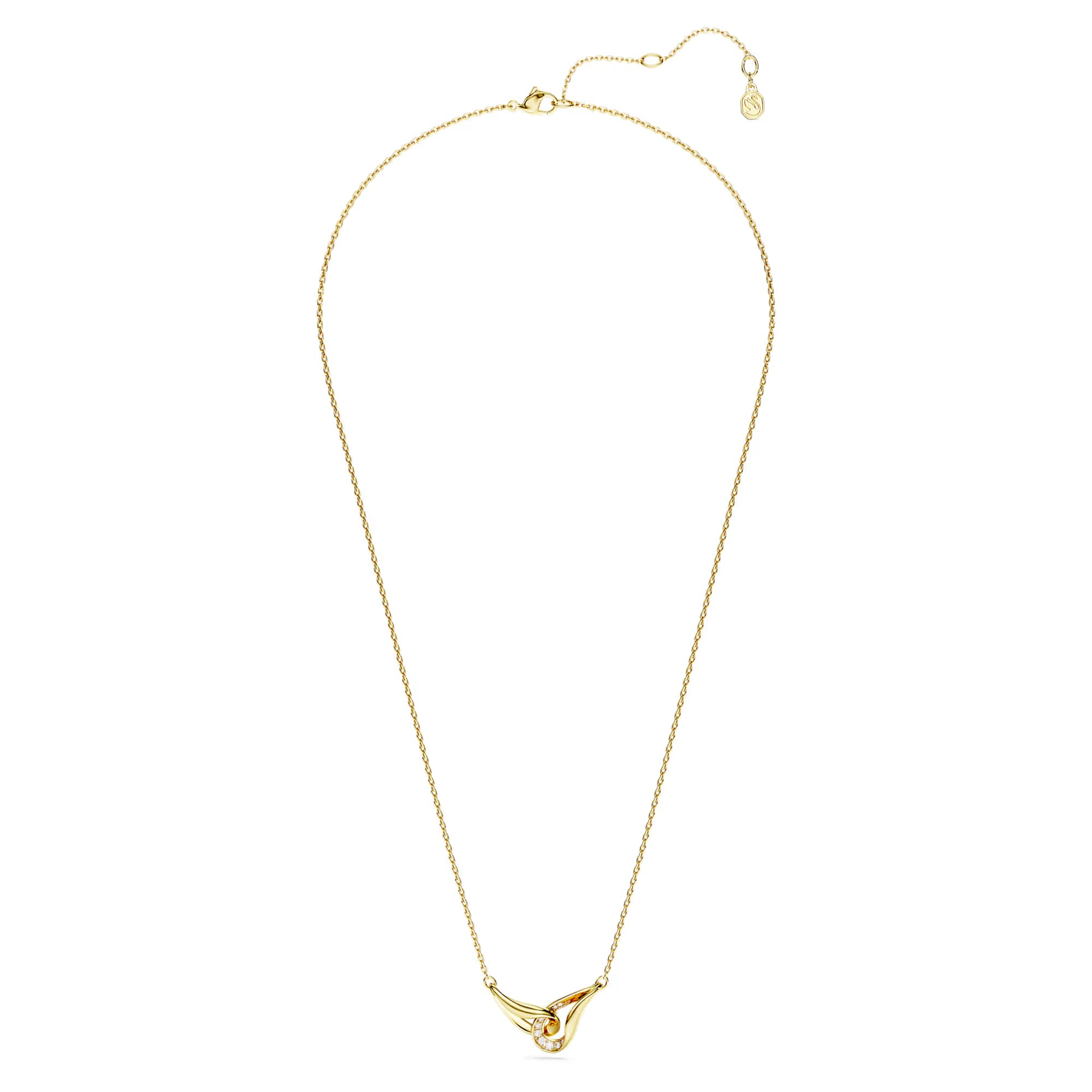 Swarovski pendant - Classica - Intertwined - Sterling silver - 18 carat gold plated