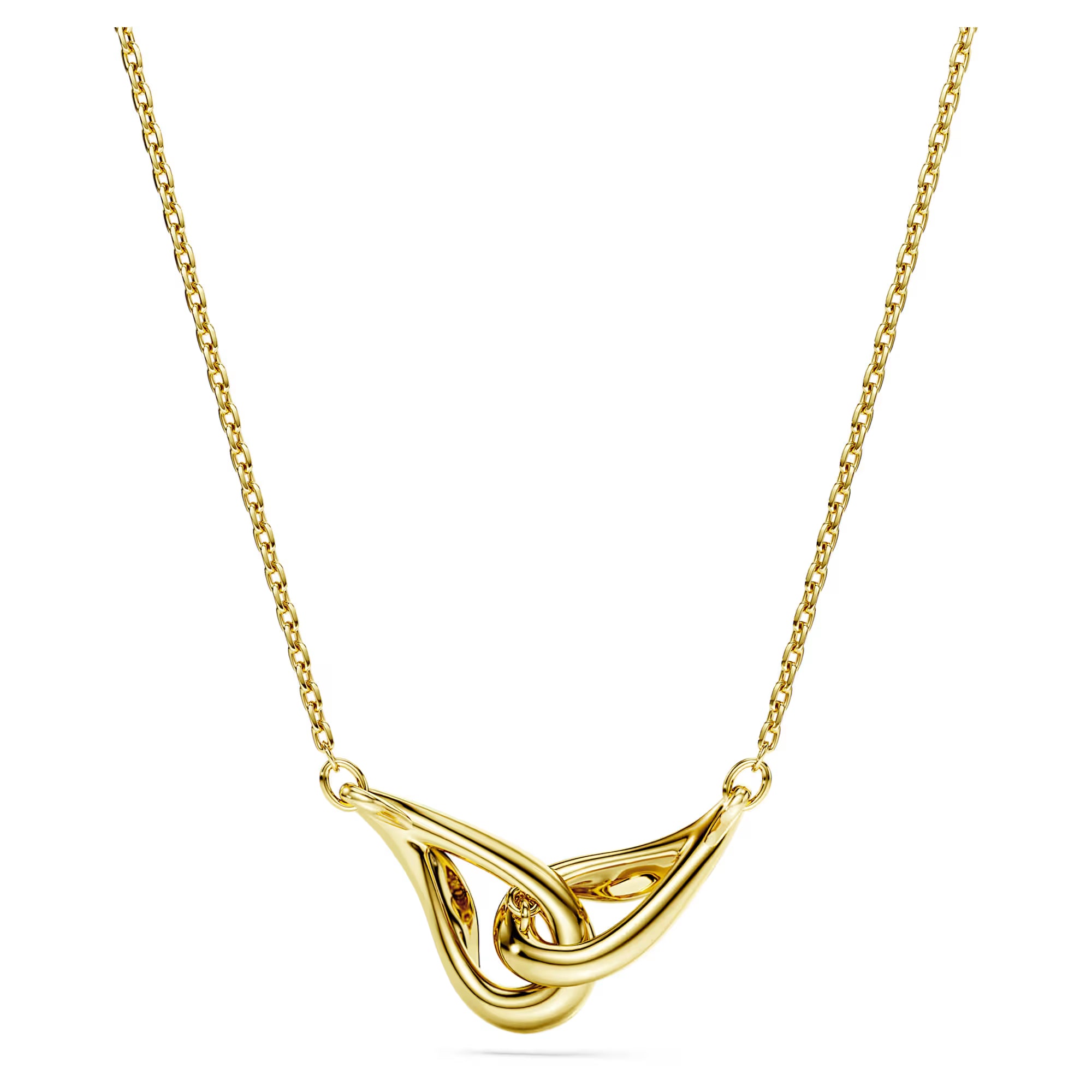 Swarovski pendant - Classica - Intertwined - Sterling silver - 18 carat gold plated
