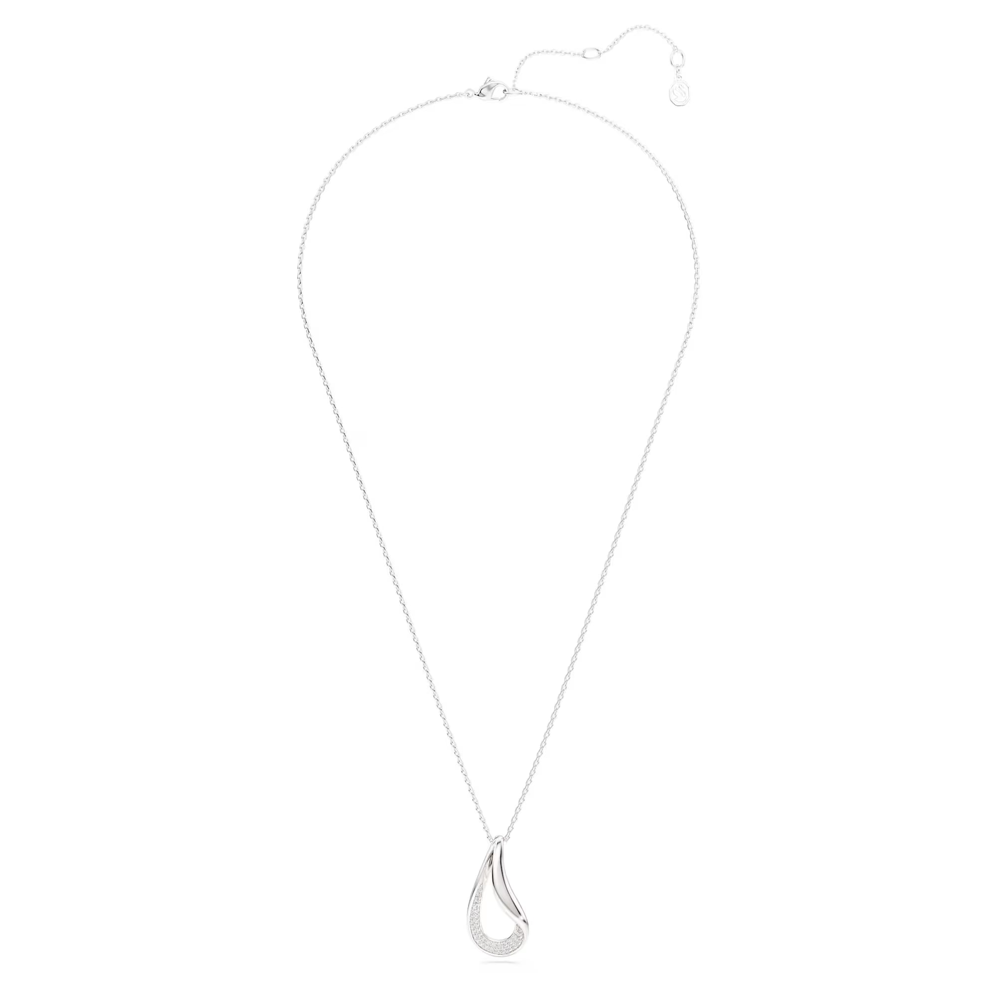 Swarovski anheng - Classica - Rundt snitt - Lang - Sterling sølv