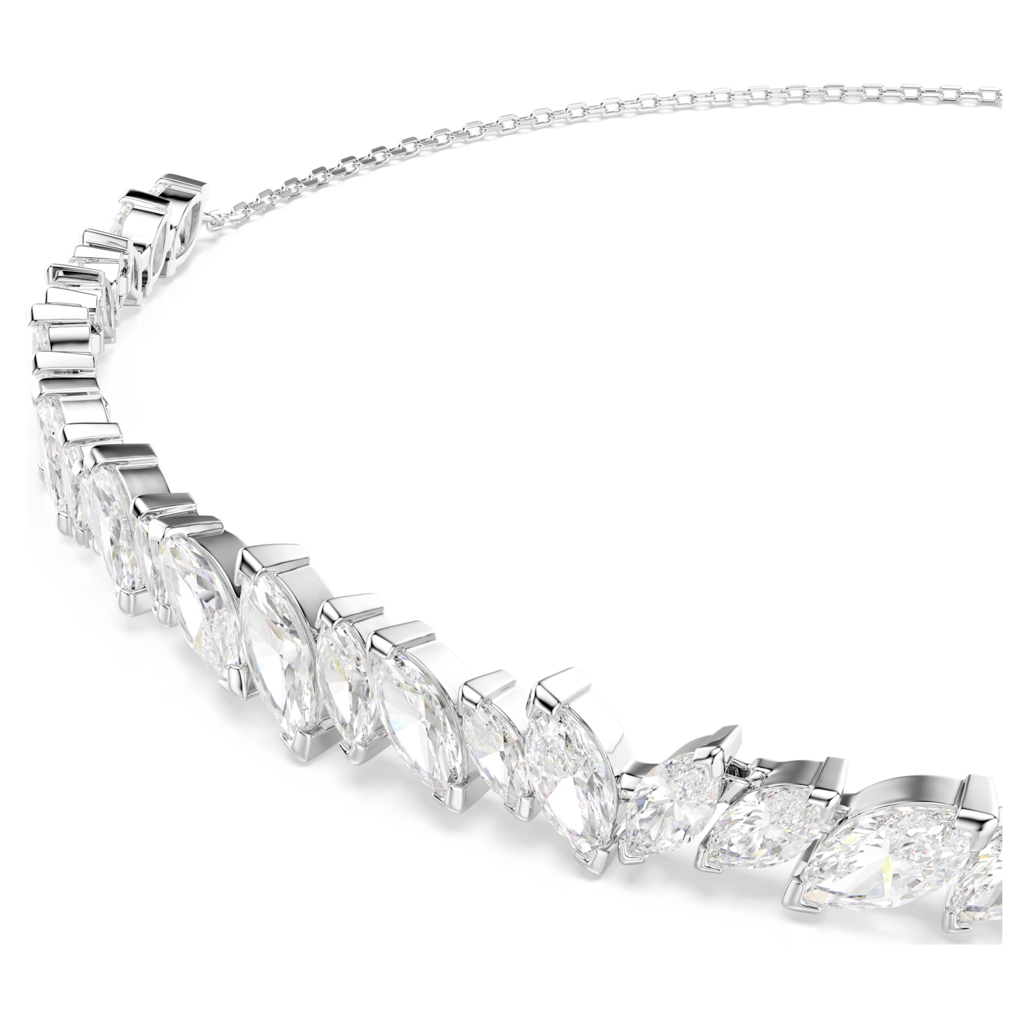 Swarovski Choker - Mesmera Glam - White & Silver view 5