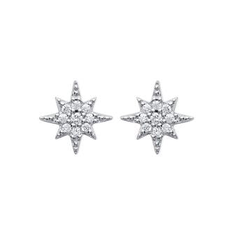Star - Silver - Earrings