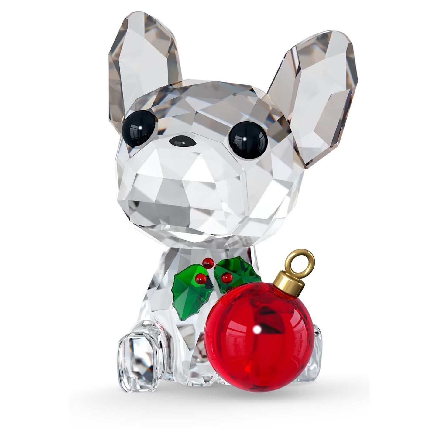 Holiday Cheers - Bulldog - Figurine - Swarovski