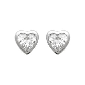 Herz - Silber - Ohrringe