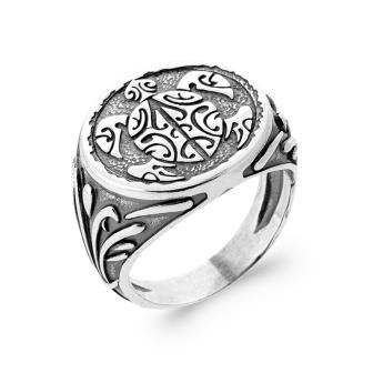 Signet ring - Turtle - Silver
