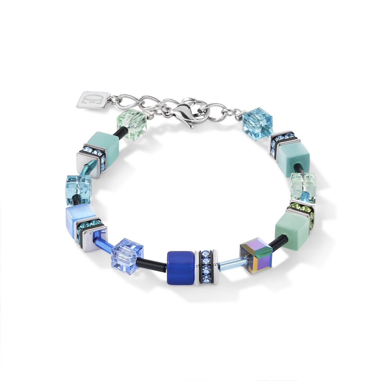 Collection 2838 - Bleu Vert - Bracelet - Cœur de Lion