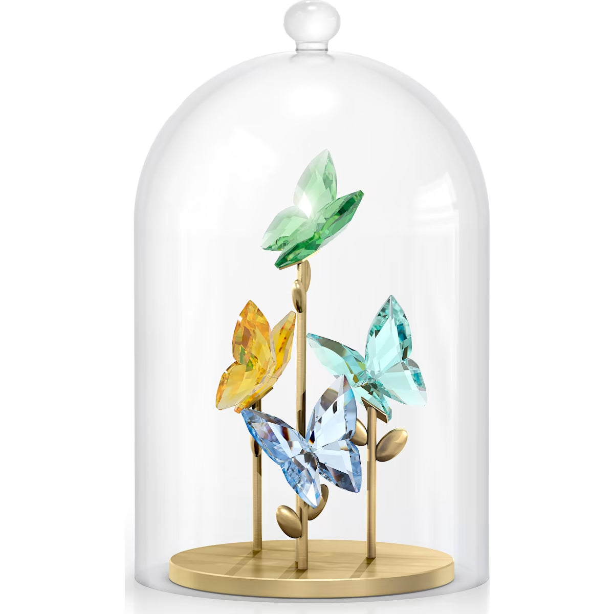 Jungle Beats - Glass bell and Butterflies - Figurine - Swarovski