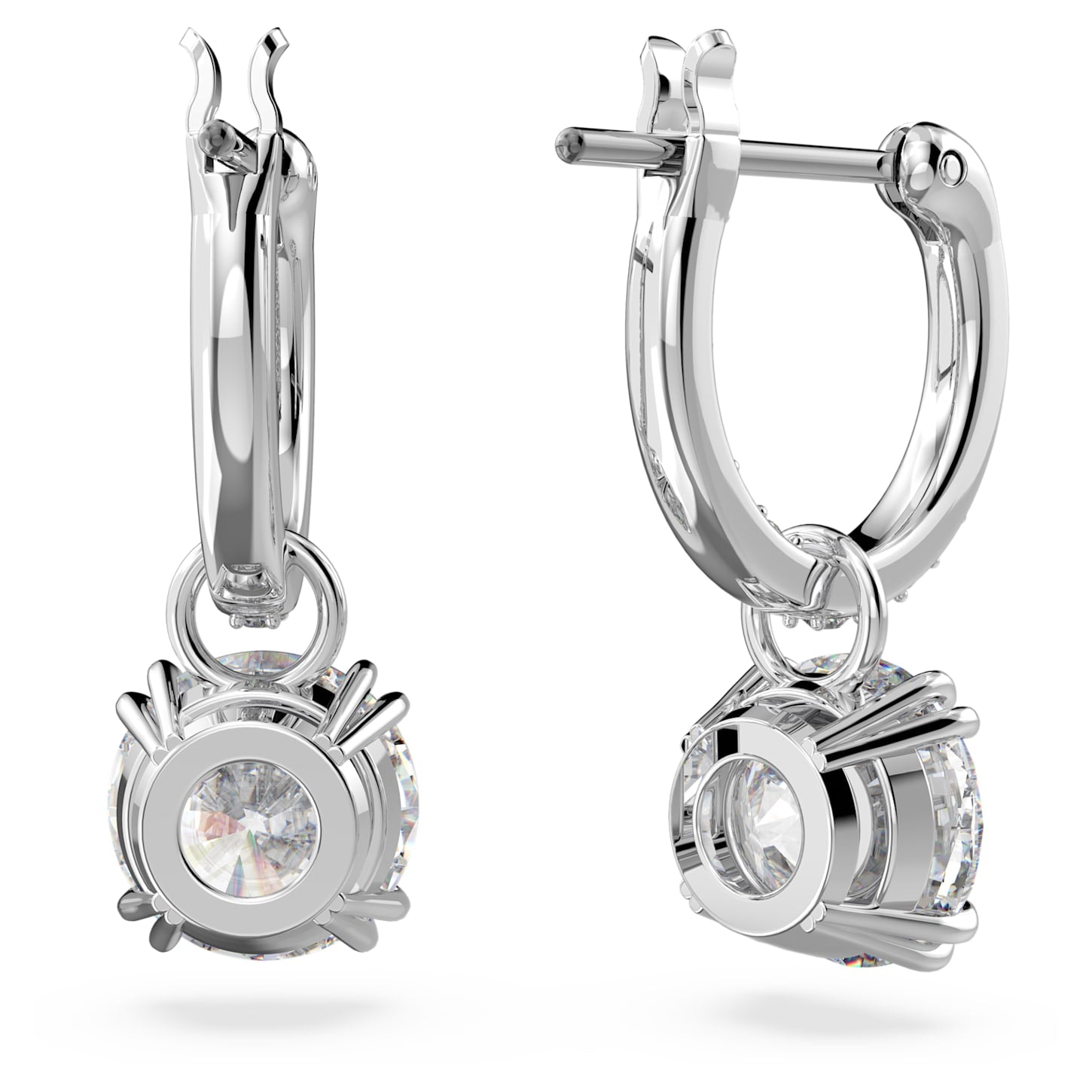 Constella - White Silver - Earrings - Swarovski
