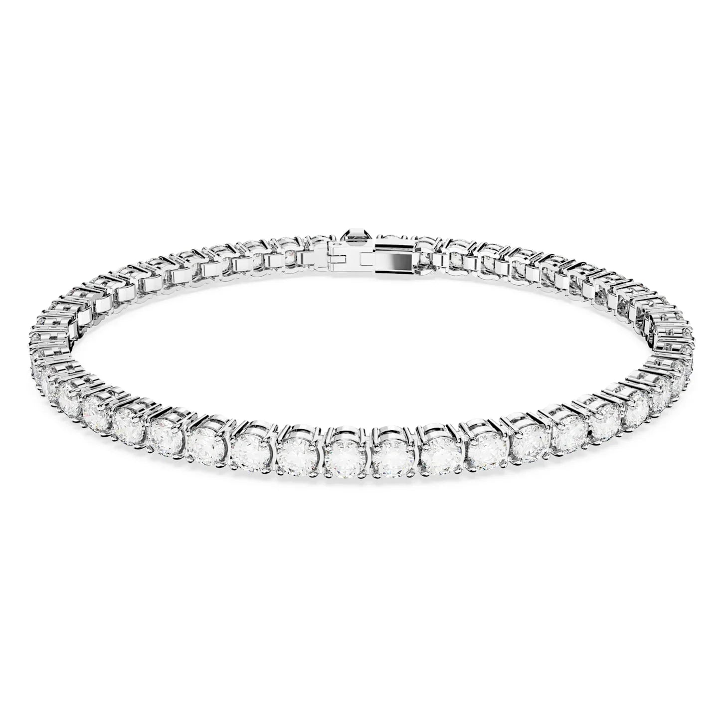 Matrix – Tennis – Weißsilber – Armband – Swarovski