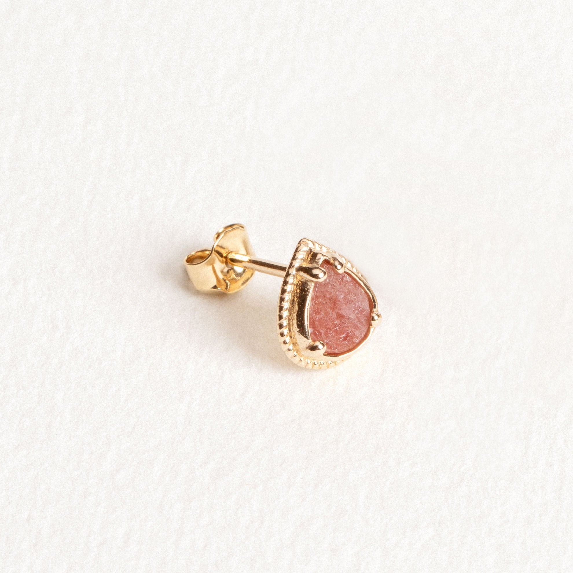 Léa - Rhodonite - Gold Plated Chip - Ana et Cha