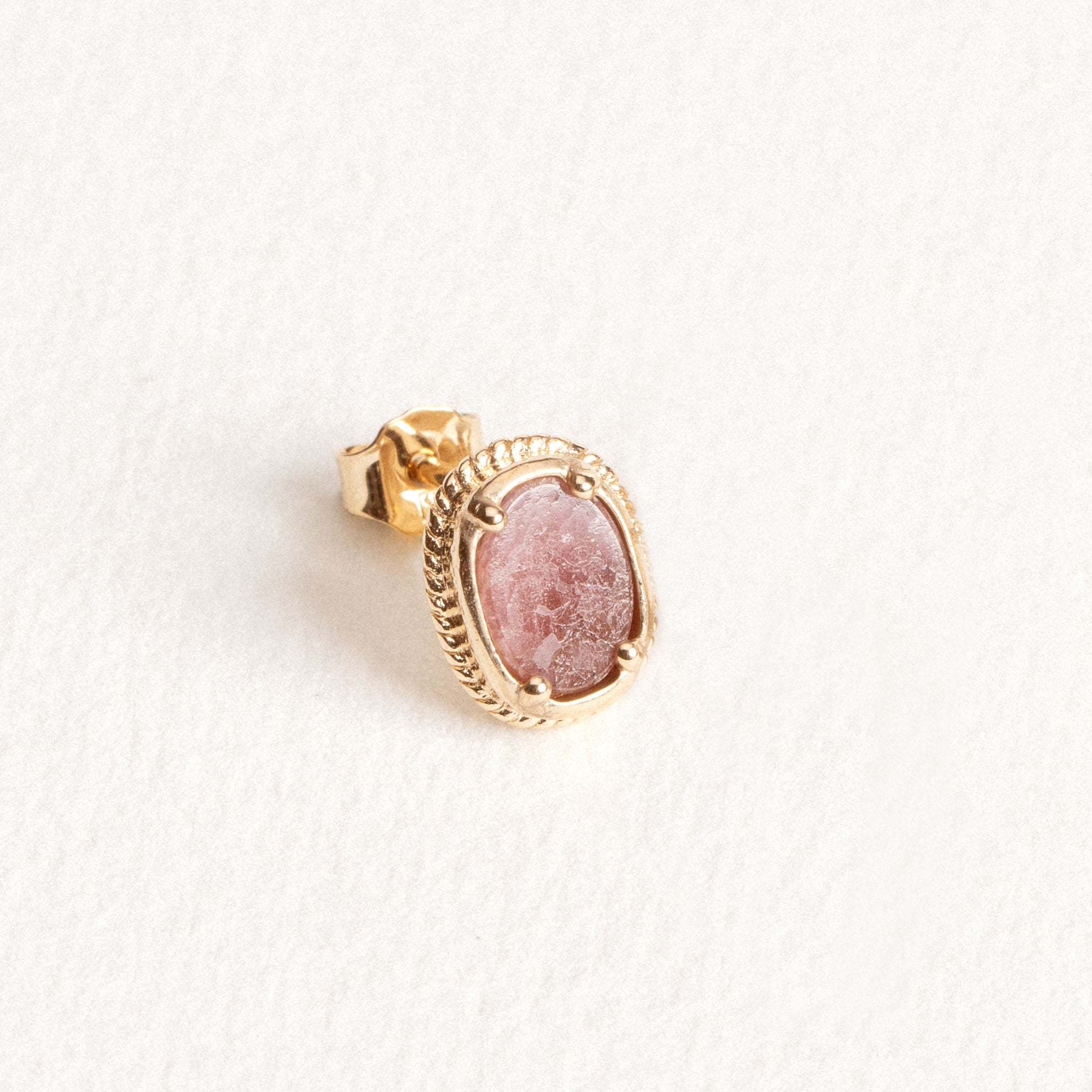 Ava - Rhodonite - Gold Plated Chip - Ana and Cha