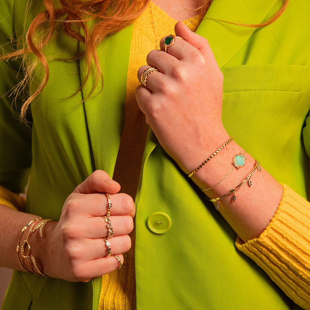 Rozenn - Vergoldetes Armband - Ana und Cha