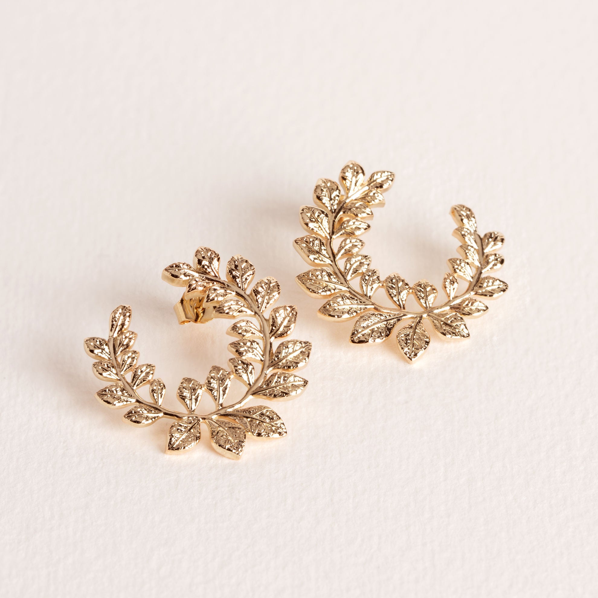 Liane - Gold Plated Earrings - Ana et Cha