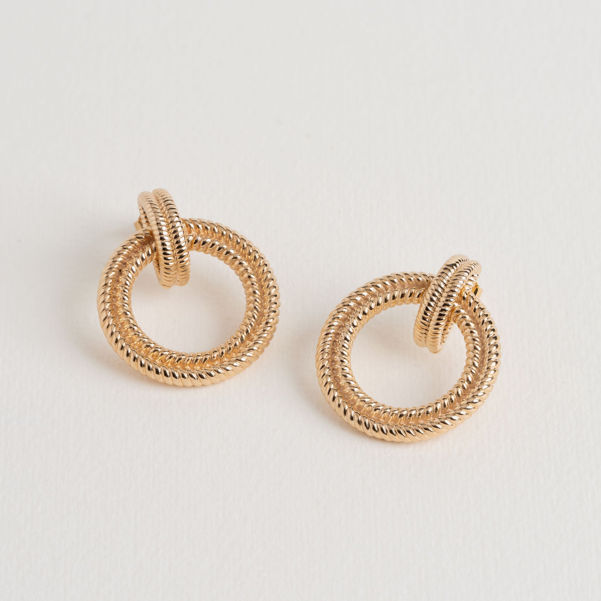 Joana - Gold Plated Earrings - Ana et Cha