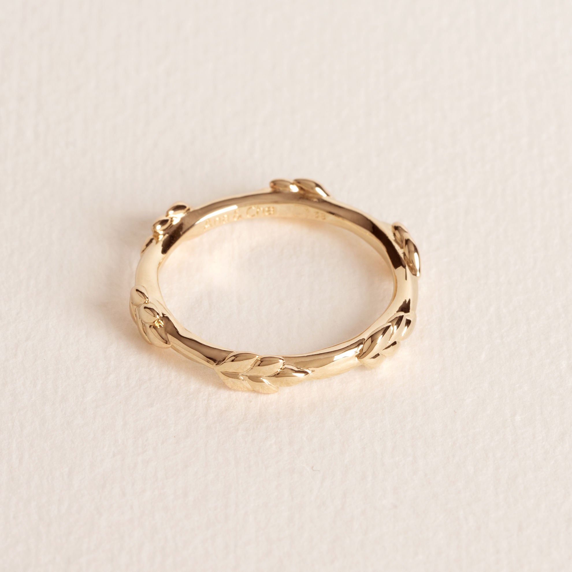 Rozenn - Vergoldeter Ring - Ana und Cha