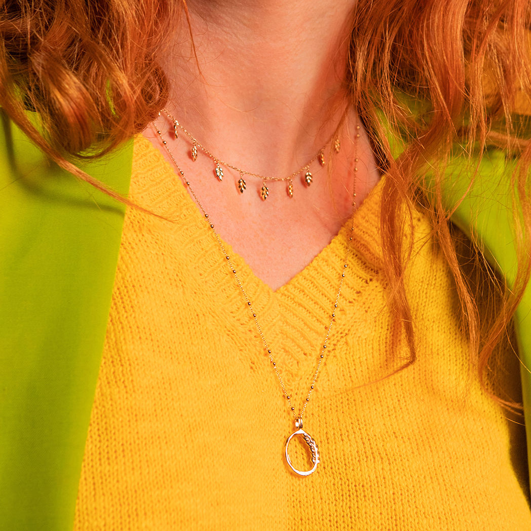 Rozenn - Vergoldete Halskette - Ana und Cha