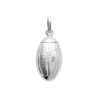 Rugby - Argent - Pendentif