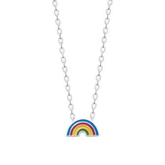 Regenbogen - Silber - Halskette