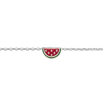 Wassermelone - Silber - Armband