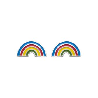 Rainbow - Silver - Earrings
