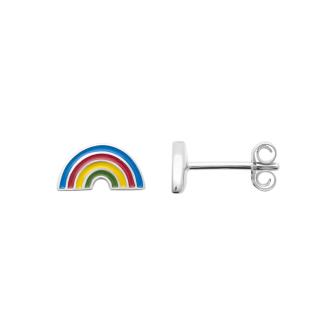 Regenbogen - Silber - Ohrringe