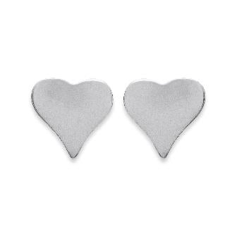 Heart - Silver - Earrings
