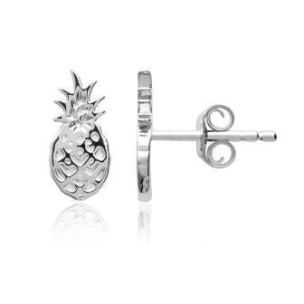 Pineapple - Silver - Earrings